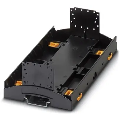 Sonderangebot Gehäuseunterteil, PC, (B x H x T) 161.6 x 89.7 x 48.9 mm, schwarz, für Gehäuse, 2278500