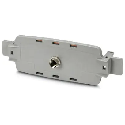 Frontplatte, PC, (B x H x T) 196 x 34 x 62 mm, grau, 1050385 Sonderaktion