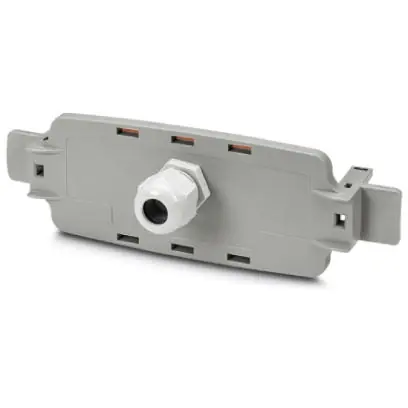 Must-Have Frontplatte, PC, (B x H x T) 196 x 34 x 62 mm, grau, 1050383