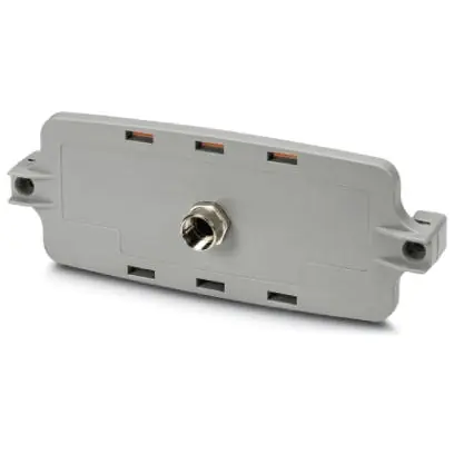 Abverkauf Frontplatte, PC, (B x H x T) 163 x 30 x 62 mm, grau, 1050381