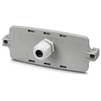 Jetzt Bestellen Frontplatte, PC, (B x H x T) 163 x 30 x 62 mm, grau, 1050380