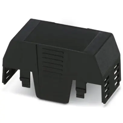 Gehäuseoberteil, ABS, (B x H x T) 35.1 x 74.65 x 36.95 mm, schwarz, für Gehäuse, 2201833 Nur Heute