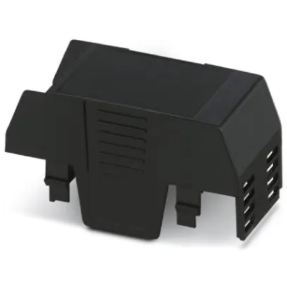 Bestpreis Gehäuseoberteil, ABS, (B x H x T) 35.1 x 74.65 x 36.95 mm, schwarz, für Gehäuse, 2201821