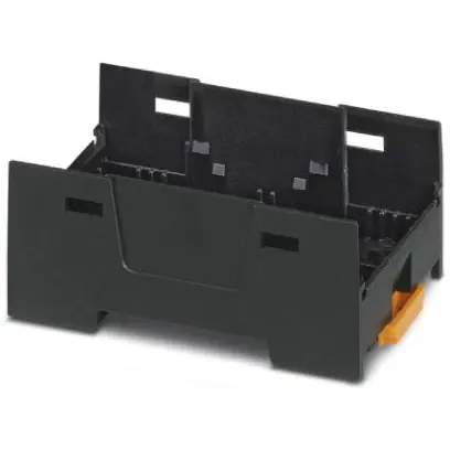 Gehäuseunterteil, ABS, (B x H x T) 45.1 x 75 x 30.3 mm, schwarz, für Gehäuse, 2200492 Sichere Zahlung