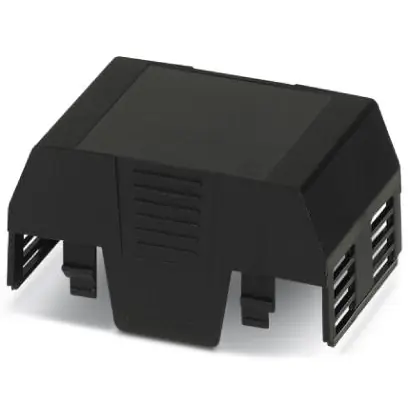 Gehäuseoberteil, ABS, (B x H x T) 45.1 x 74.65 x 36.95 mm, schwarz, für Gehäuse, 2201766 Schneller Versand