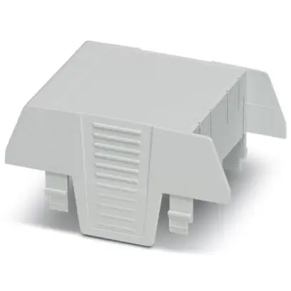 Saisonangebot Gehäuseoberteil, ABS/PC, (B x H x T) 45.1 x 75.26 x 36.95 mm, lichtgrau, für Gehäuse, 1029835