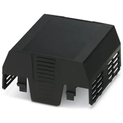 Gehäuseoberteil, ABS, (B x H x T) 67.6 x 74.65 x 36.95 mm, schwarz, für Gehäuse, 2201775 Knallerangebot