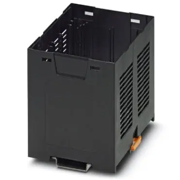 Gehäuseunterteil, ABS, (B x H x T) 90.1 x 75 x 87.3 mm, schwarz, für Gehäuse, 2201488 Sonderaktion