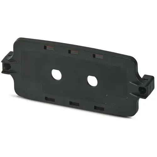 Sale Frontplatte, rechteckig, PC, (B x H x T) 163 x 30 x 62 mm, schwarz, 1143769