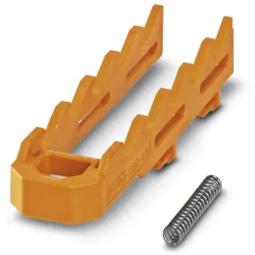 Markenware Gehäuseunterteil, PA, (B x H x T) 16.1 x 67.95 x 8.8 mm, orange, für Gehäuse, 2201796