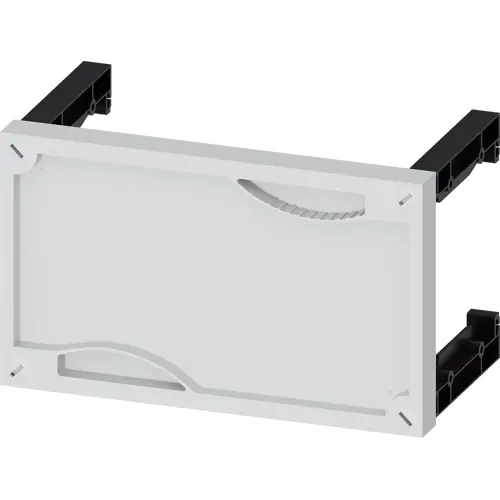 Leerfeldabdeckungs-Einbausatz, mit Stützer, Kunststoff, (B x H) 250 x 150 mm, lichtgrau, für ALPHA 400/630 DIN, 8GK4501-1KK12 Sichere Zahlung