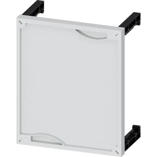 Ausverkauf Leerfeldabdeckungs-Einbausatz, mit Stützer, Kunststoff, (B x H) 250 x 300 mm, lichtgrau, für ALPHA 400/630 DIN, 8GK4501-2KK12