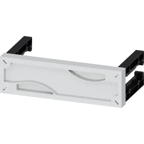 Leerfeldabdeckungs-Einbausatz, mit Stützer, Kunststoff, (B x H) 250 x 75 mm, lichtgrau, für ALPHA 400/630 DIN, 8GK4501-0KK12 Abverkauf