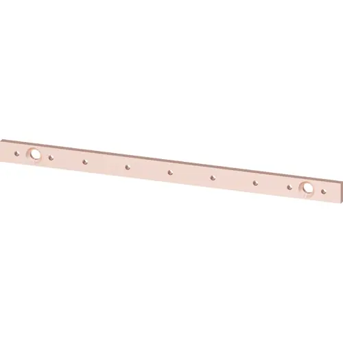 Verteilschiene, 630 A, mit Einpressmuttern, Cu, (L x B x H) 460 x 30 x 10 mm, für NH1-3 Lasttrennleisten, 8GK9735-2KK20 Kracherpreis