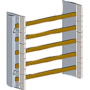 ALPHA-ZS, Nachrüstsatz Sammelschiene 1-feldrig, 12x 5mm, 5-polig, 8GS40108 Preis Gesenkt