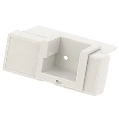 Klemmenabdeckung, DIN 2, ABS/PC, (L x B x H) 35 x 14 x 20 mm, klar, für DIN-Schienen-Gehäuse, 1597D2MBC Wochenendangebot