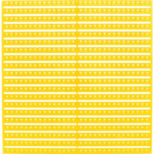 Top-Seller Steckboard, DIN 4, FRC, (L x B x H) 165 x 162 x 2 mm, grau, für DIN-Schienen-Gehäuse, 1597D4MADP