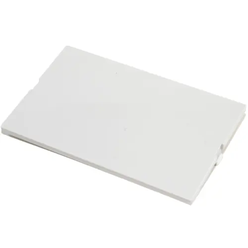 Abdeckung, DIN 4, flach, ABS/PC, (L x B x H) 67 x 42 x 2 mm, grau, für DIN-Schienen-Gehäuse, 1597D4MPH Kostenloser Versand