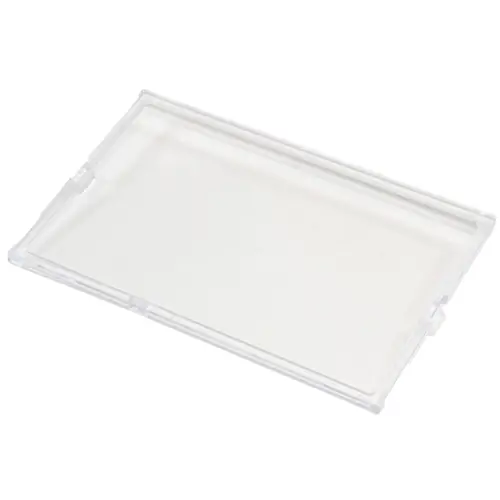 Abdeckung, DIN 4, flach, PC, (L x B x H) 67 x 42 x 2 mm, klar, für DIN-Schienen-Gehäuse, 1597D4MPHTPC Kostenfreie Lieferung