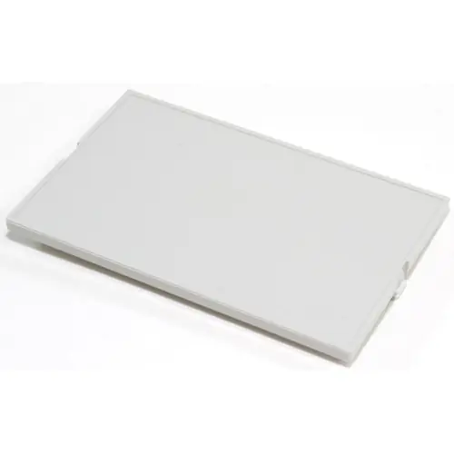 Abdeckung, DIN 4, ABS/PC, (L x B x H) 67 x 42 x 3 mm, grau, für DIN-Schienen-Gehäuse, 1597D4MPRH Online Kaufen