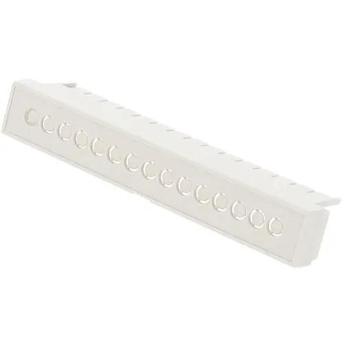 Neuheit Klemmenabdeckung, DIN 5, ABS/PC, (L x B x H) 87 x 14 x 20 mm, grau, für DIN-Schienen-Gehäuse, 1597D5MTCKO