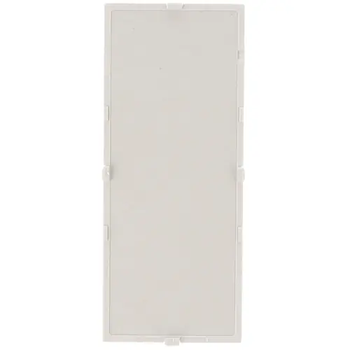 Sonderangebot Abdeckung, DIN 6, flach, ABS/PC, (L x B x H) 102 x 42 x 2 mm, grau, für DIN-Schienen-Gehäuse, 1597D6MPH