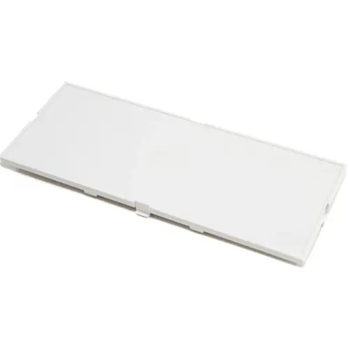 Abdeckung, DIN 6, ABS/PC, (L x B x H) 102 x 42 x 3 mm, grau, für DIN-Schienen-Gehäuse, 1597D6MPHR Kracherpreis