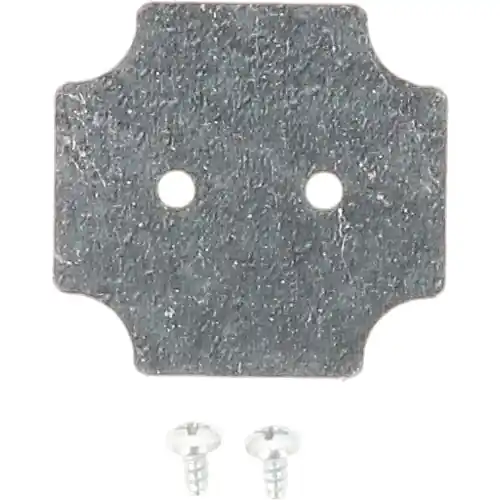 Montageplatte, flach, Verzinkter Stahl, (L x B x H) 42 x 44 x 1.61 mm, metall, für 1554/55 A, 1554APL Online Kaufen