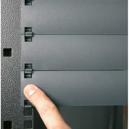 Kostenloser Rückversand Blindplatte, Stahlblech, 1 HE, lichtgrau, 213-156-30, Packung mit 10 Stück