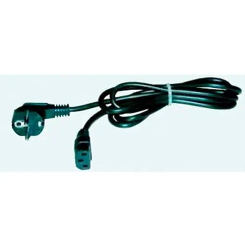 Stromkabel, Schukostecker/Kaltgerätekupplung, Geräteanschlussleitung, schwarz, 640-044-02 Direkt Vom Hersteller