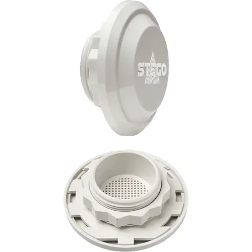 Finale Aktion Druckausgleichselement, PG29, rund, Kunststoff, (H) 30.5 mm, lichtgrau, 08400.0-02-9002