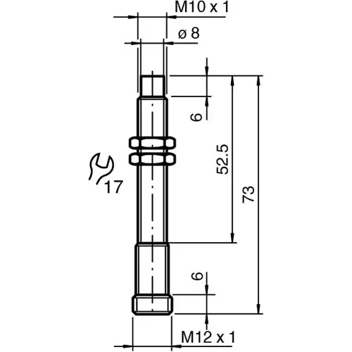 Preis Gesenkt Induktiver Sensor, 2-Draht, Einbaumontage, bündig, 1 Öffner, 70133224