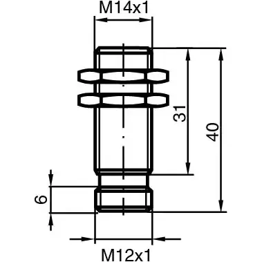 Induktiver Sensor, 2-Draht, Einbaumontage, bündig, 1 Öffner, 70133256 Zertifiziert