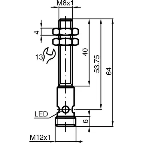 Beliebt Induktiver Sensor, 2-Draht, Einbaumontage, bündig, 1 Öffner, 70133336