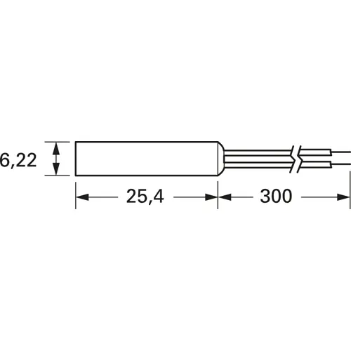 Reedschalter, schwarz, Einbaumontage, 1 Wechsler, 5 W, 175 V (DC), 0.25 A, 59025-030 Rabatt