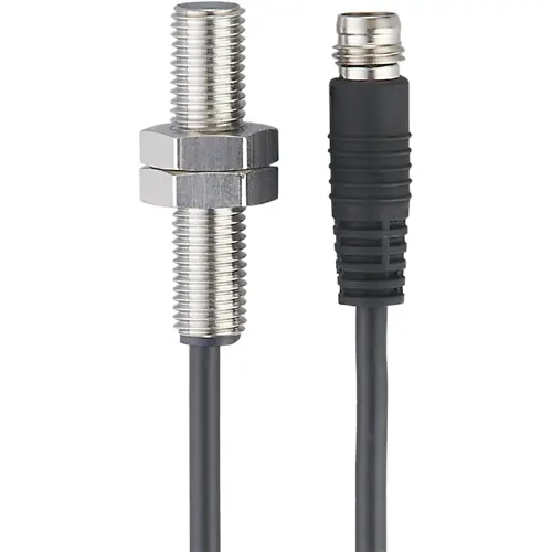 Nur Heute Induktiver Sensor, PNP/NPN, Einbaumontage M8, bündig, 1 Schließer, 30 V (DC), 100 mA, IE5344