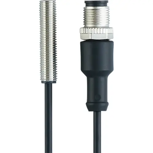 Bestpreis Induktiver Sensor, PNP/NPN, Einbaumontage M8, bündig, 1 Schließer, 30 V (DC), 100 mA, IE5351