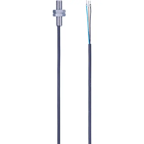 Induktiver Sensor, PNP, Einbaumontage M8, bündig, 1 Schließer, 30 V (DC), 100 mA, IE5453 Highlight