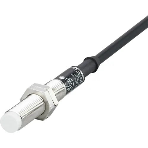 Induktiver Sensor, Messing weißbronze-beschichtet, Einbaumontage M12, nicht bündig, 1 Schließer, 200 mA, IF0007 Neue Kollektion