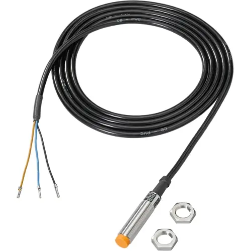 Preisknaller Induktiver Sensor, PNP, Einbaumontage M12, nicht bündig, 1 Schließer, 30 V (DC), 200 mA, IF5018