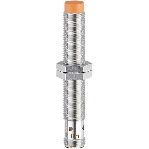 Induktiver Sensor, PNP, Einbaumontage M12, nicht bündig, 1 Schließer, 30 V (DC), 200 mA, IF5579 Markenware