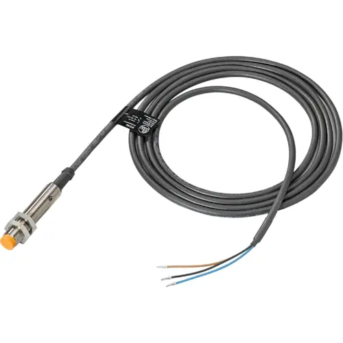 Ausverkauf Induktiver Sensor, PNP, Einbaumontage M12, nicht bündig, 1 Schließer, 55 V (DC), 50 mA, IF5704