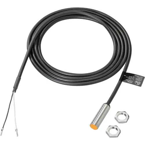 Induktiver Sensor, PNP/NPN, Einbaumontage M12, bündig, 1 Schließer, 36 V (DC), 150 mA, IF5720 Gratis Versand