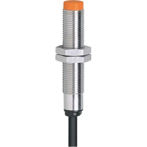 Markenware Induktiver Sensor, PNP/NPN, Einbaumontage M12, nicht bündig, 1 Schließer, 55 V (DC), 400 mA, IF5804