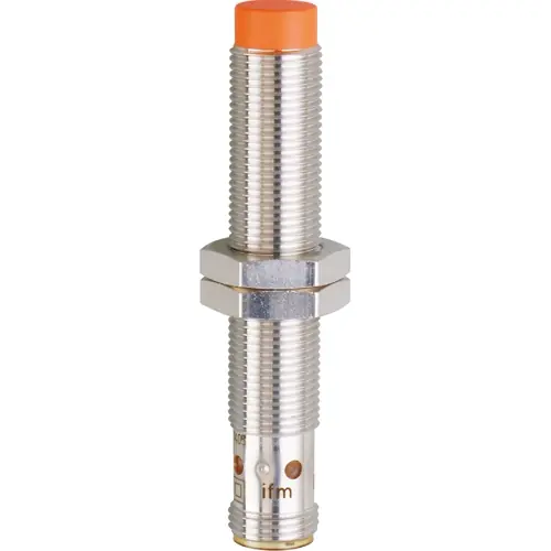 Ausverkauf Induktiver Sensor, PNP, Einbaumontage M12, nicht bündig, 1 Schließer, 30 V (DC), 200 mA, IF5930