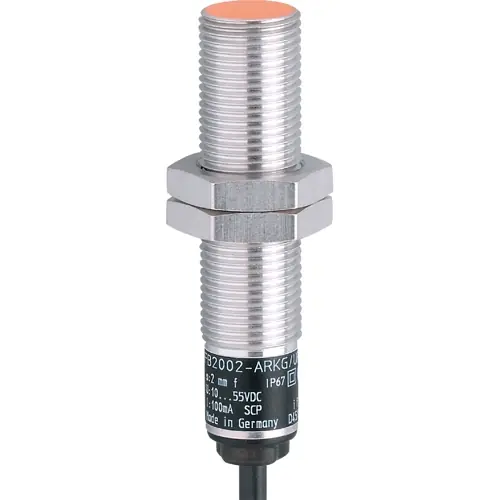 Super-Preis Induktiver Sensor, PNP/NPN, Einbaumontage M12, bündig, 1 Schließer, 55 V (DC), 100 mA, IF9222