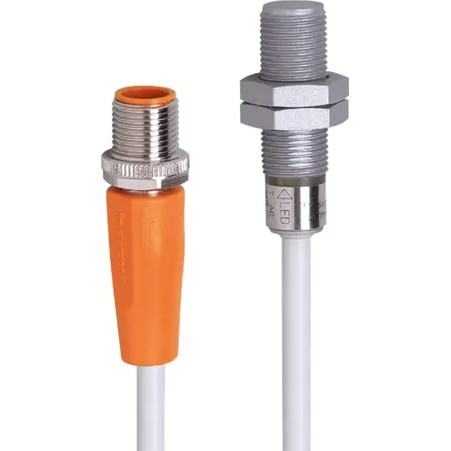 Gratis Versand Induktiver Sensor, PNP/NPN, Einbaumontage M12, bündig, 1 Schließer, 30 V (DC), 100 mA, IFR206