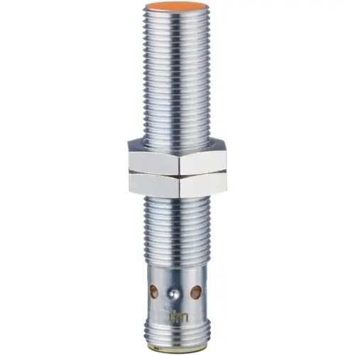 Highlight Induktiver Sensor, NPN, Einbaumontage M12, bündig, 1 Öffner, 30 V (DC), 100 mA, IFS249