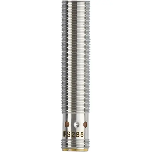 Induktiver Sensor, PNP, Einbaumontage M12, bündig, 1 Schließer, 30 V (DC), 100 mA, IFS285 Echt