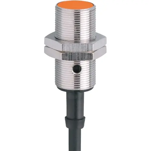 Neu Im Sortiment Induktiver Sensor, PNP, Einbaumontage M18, bündig, 1 Schließer, 36 V (DC), 125 mA, IG5221